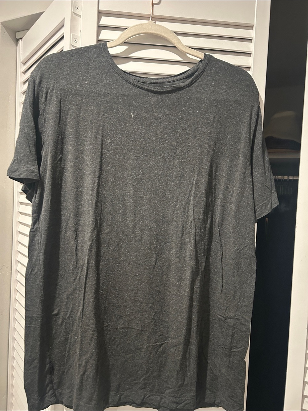 BOODY Crew Tee in Heather Charcoal